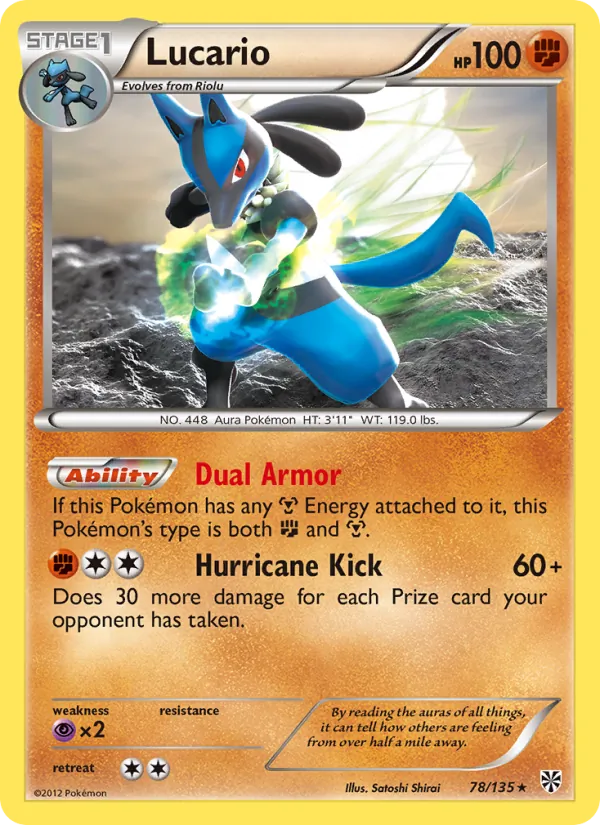 Lucario #78 – Plasma Storm card