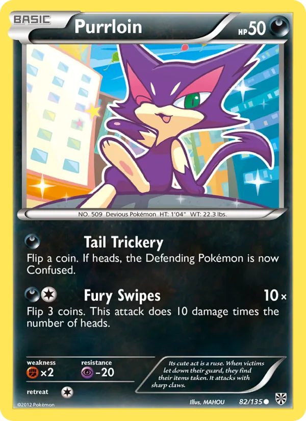 Purrloin #82 – Plasma Storm card
