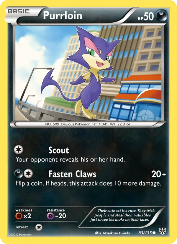 Purrloin #83 – Plasma Storm card