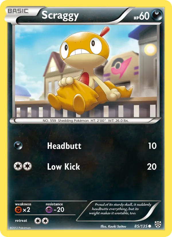 Scraggy #85 – Plasma Storm card