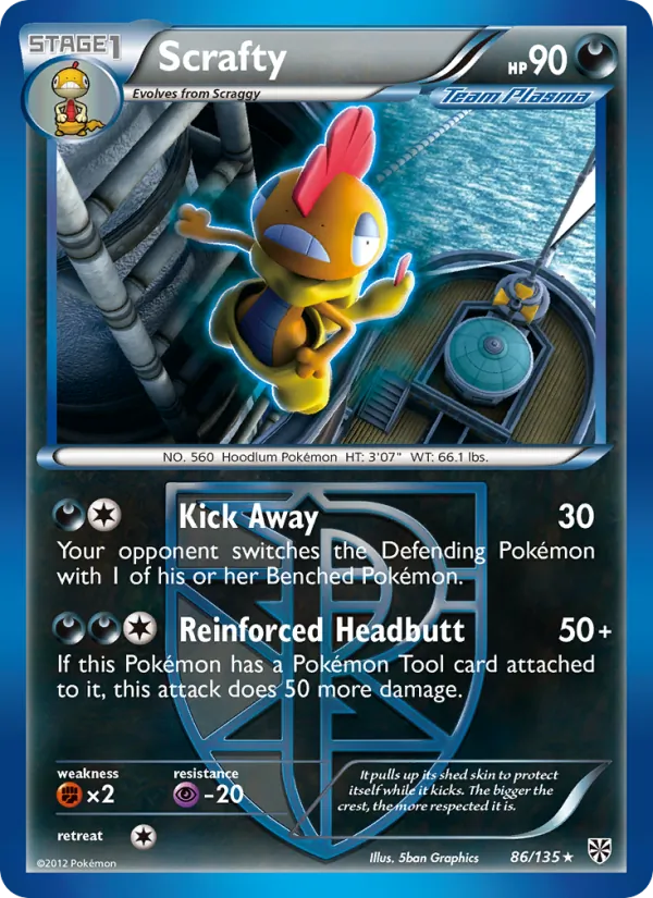 Scrafty #86 – Plasma Storm card