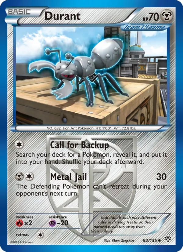 Durant #92 – Plasma Storm card