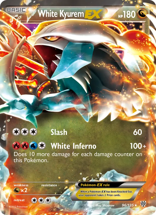 White Kyurem-EX #96 – Plasma Storm card