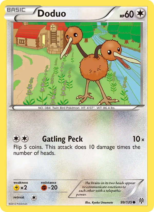 Doduo #99 – Plasma Storm card