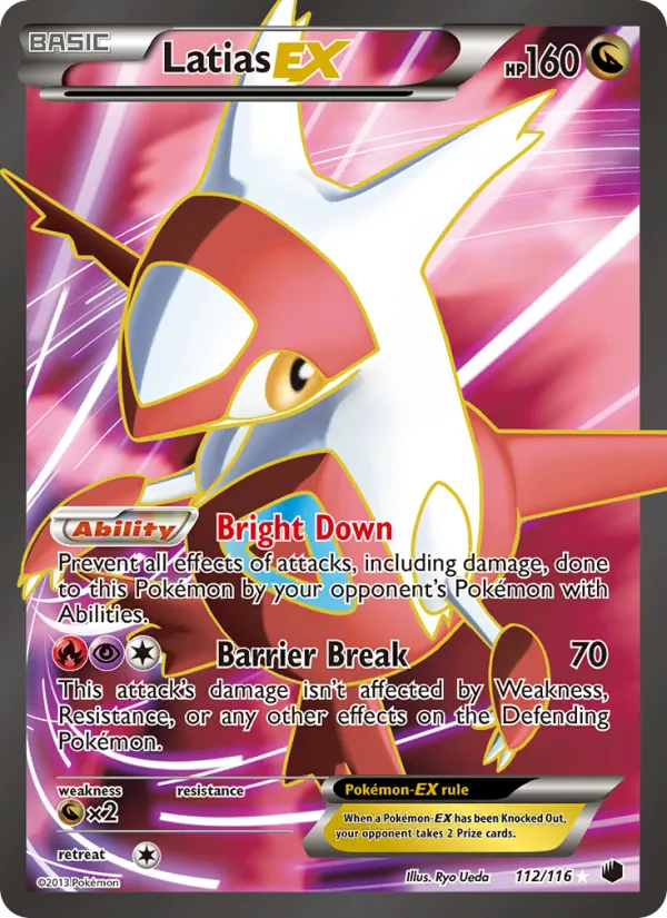 Latias-EX #112 – Plasma Freeze card