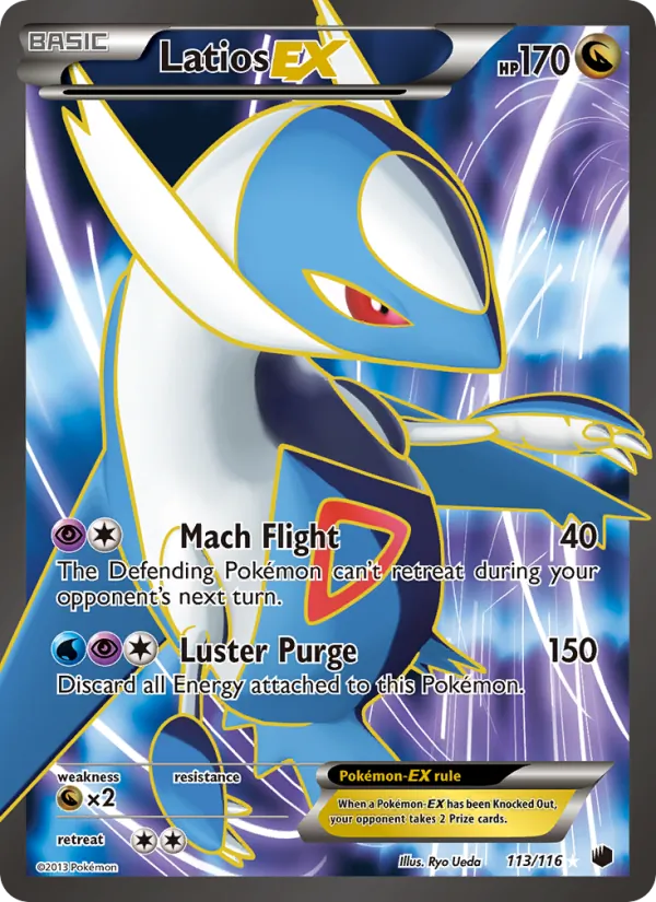 Latios-EX #113 – Plasma Freeze card