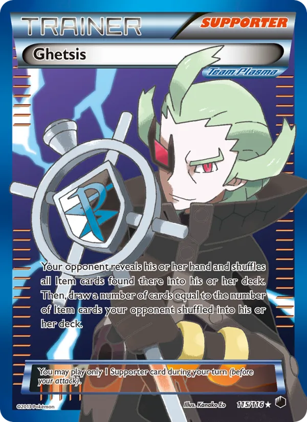 Ghetsis #115 – Plasma Freeze card