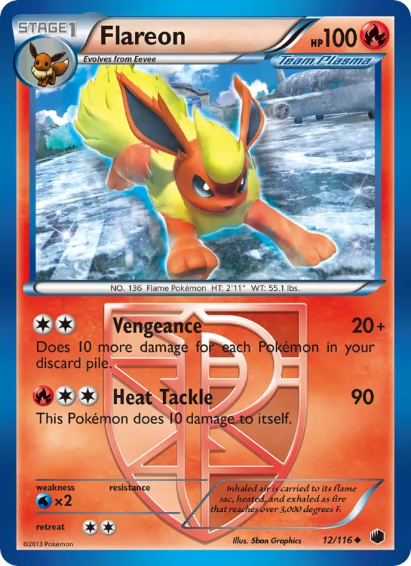Flareon #12 – Plasma Freeze card
