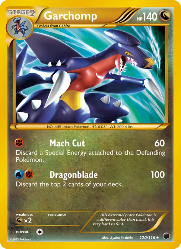 Garchomp #120 – Plasma Freeze card