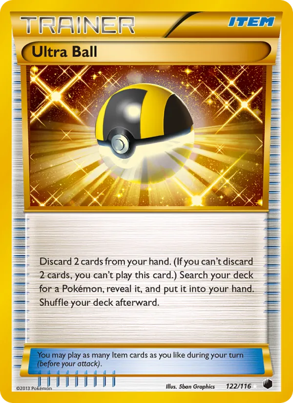 Ultra Ball #122 – Plasma Freeze card