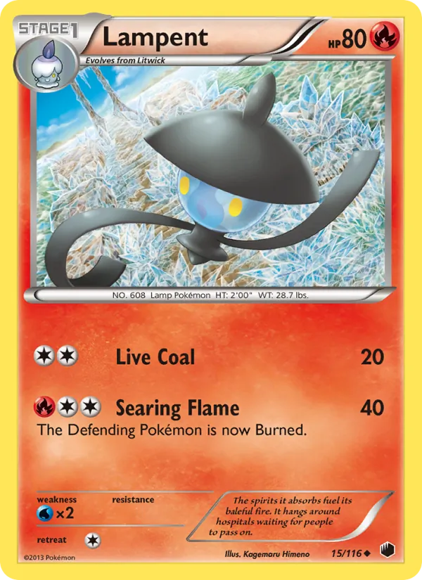 Lampent #15 – Plasma Freeze card