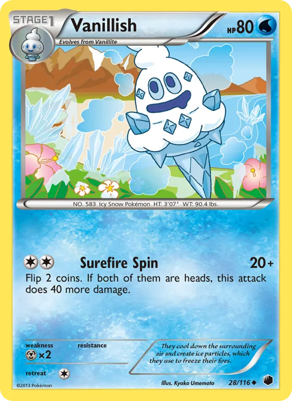 Vanillish #28 – Plasma Freeze card