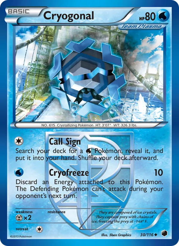 Cryogonal #30 – Plasma Freeze card
