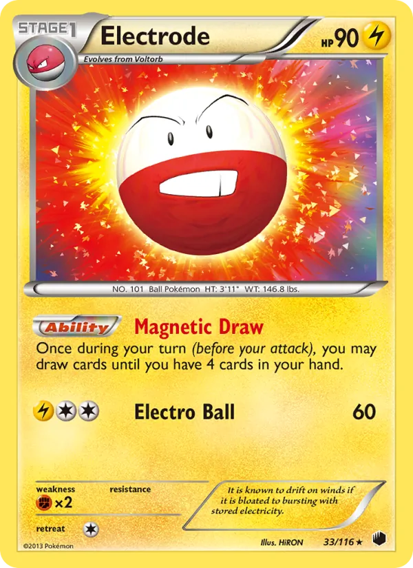 Electrode #33 – Plasma Freeze card