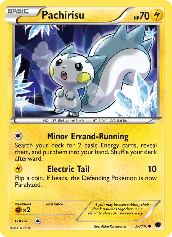 Pachirisu #37 – Plasma Freeze card