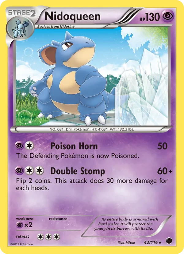 Nidoqueen #42 – Plasma Freeze card