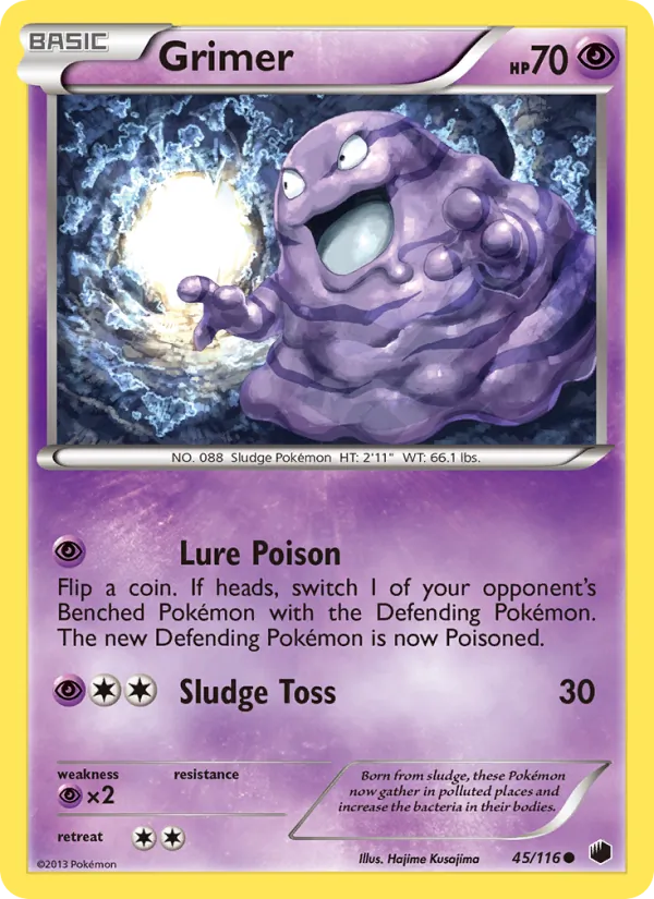 Grimer #45 – Plasma Freeze card