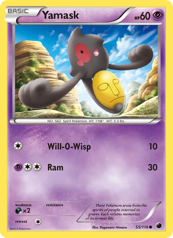 Yamask #55 – Plasma Freeze card