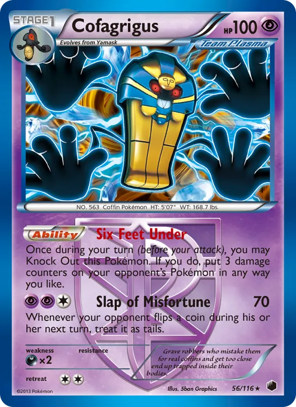 Cofagrigus #56 – Plasma Freeze card
