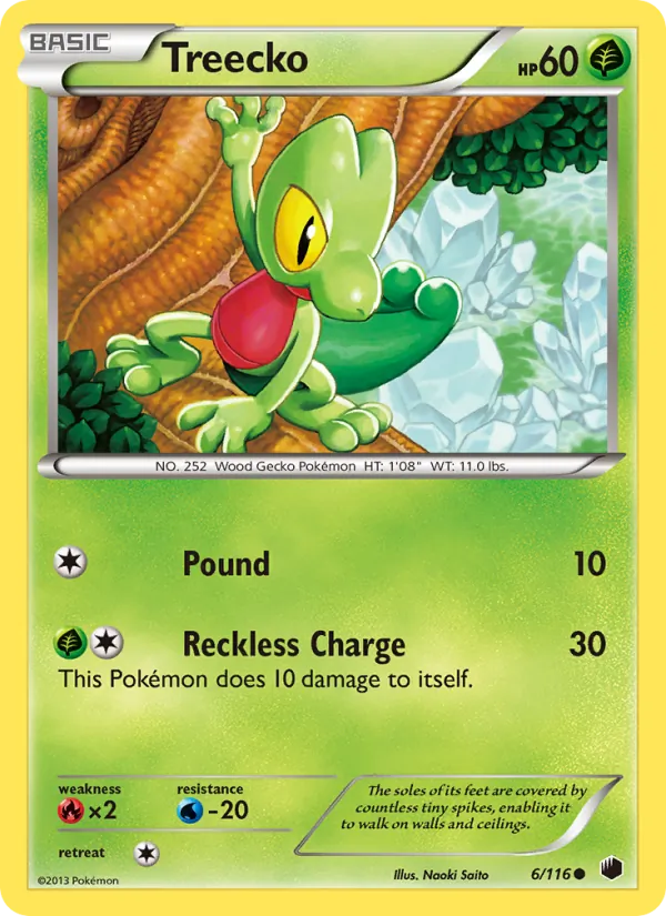 Treecko #6 – Plasma Freeze card