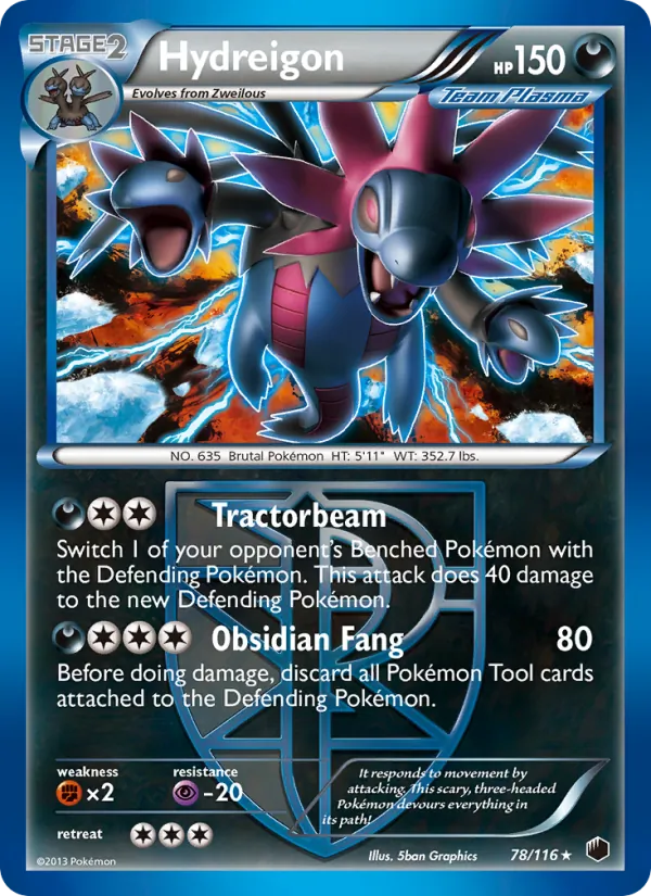 Hydreigon #78 – Plasma Freeze card