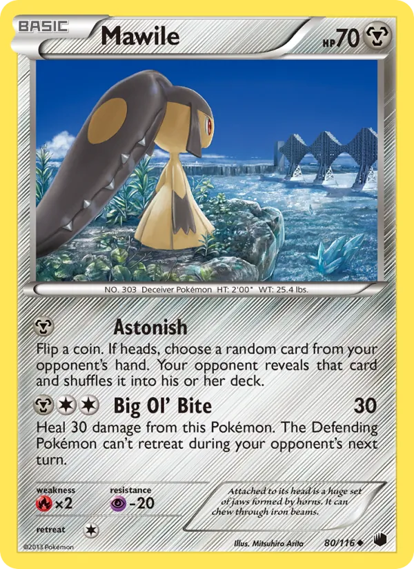 Mawile #80 – Plasma Freeze card