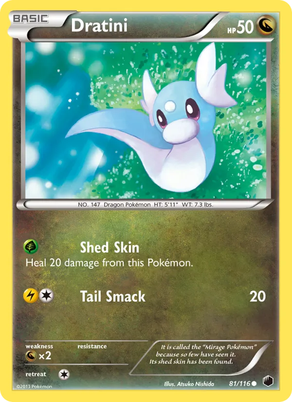 Dratini #81 – Plasma Freeze card