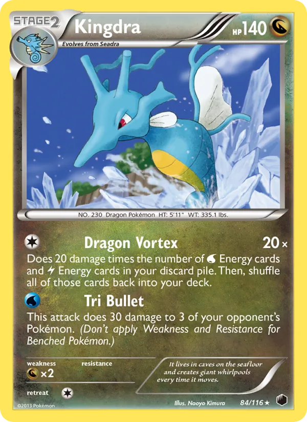 Kingdra #84 – Plasma Freeze card