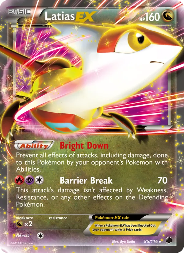 Latias-EX #85 – Plasma Freeze card