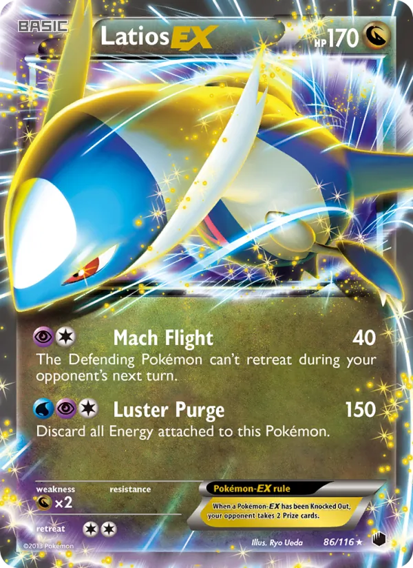 Latios-EX #86 – Plasma Freeze card