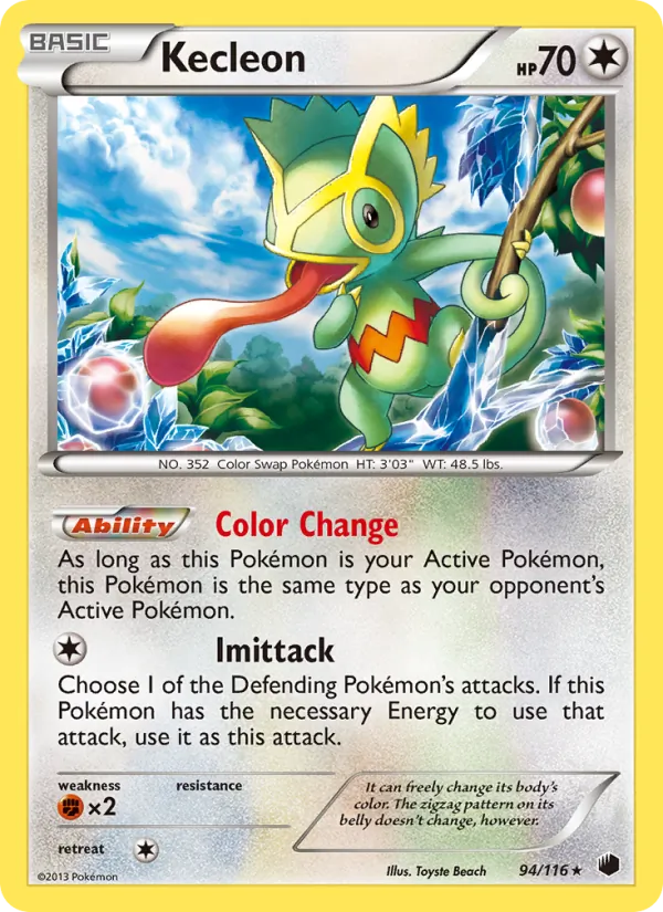 Kecleon #94 – Plasma Freeze card