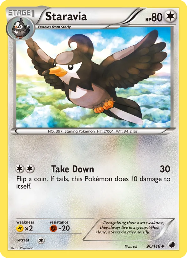 Staravia #96 – Plasma Freeze card