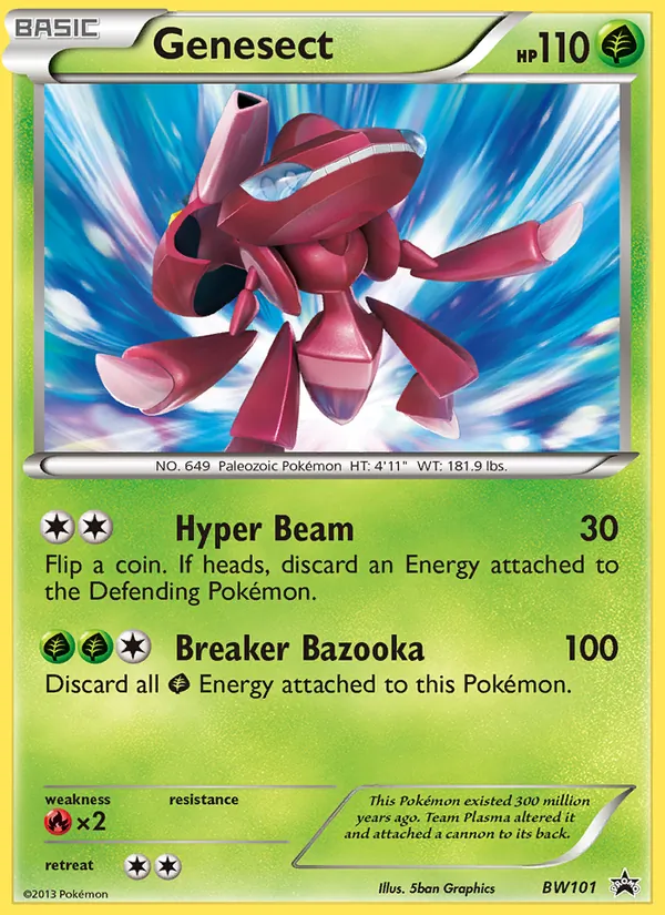 Genesect #BW101 – BW Black Star Promos card