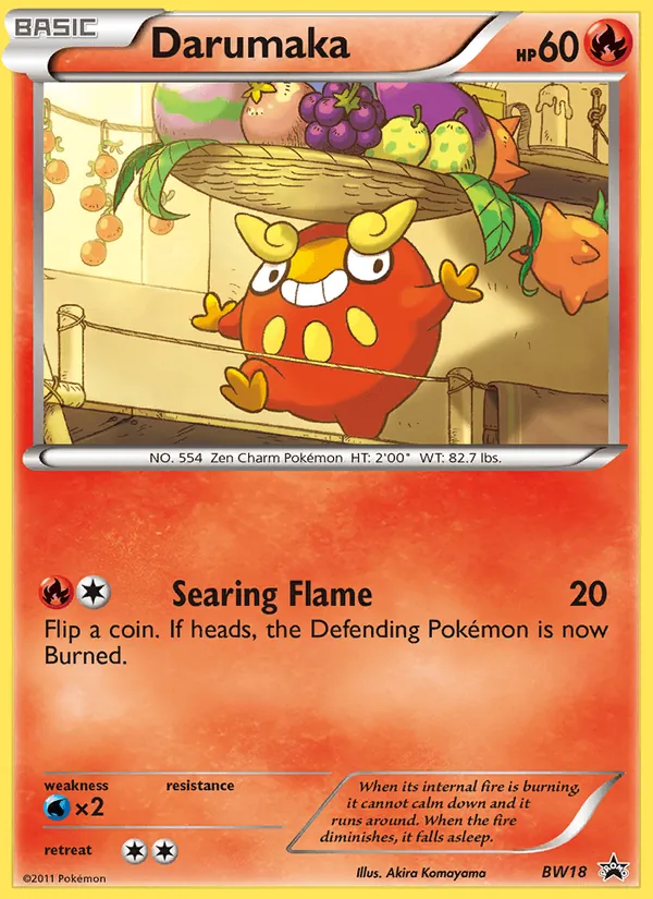 Darumaka #BW18 – BW Black Star Promos card