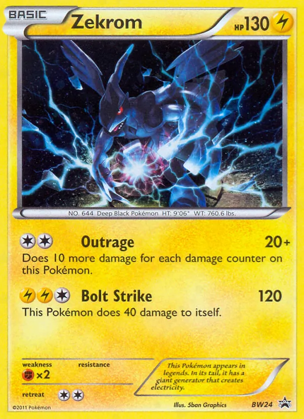 Zekrom #BW24 – BW Black Star Promos card