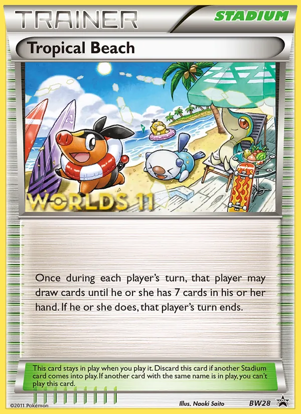 Tropical Beach #BW28 – BW Black Star Promos card