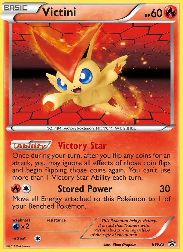 Victini #BW32 – BW Black Star Promos card