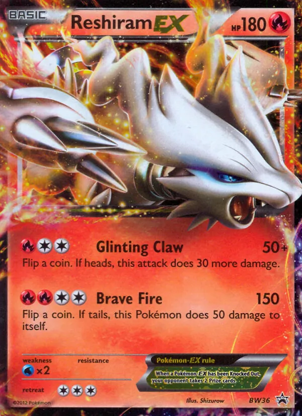 Reshiram-EX #BW36 – BW Black Star Promos card