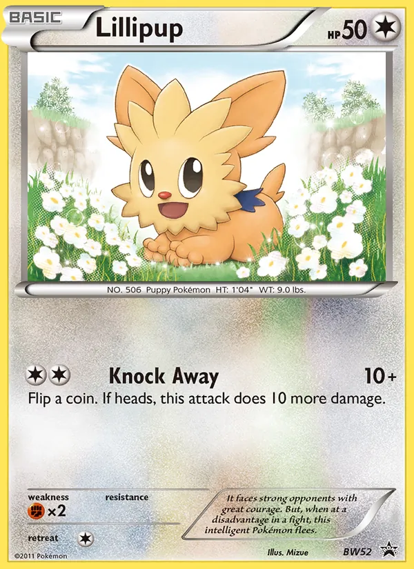 Lillipup #BW52 – BW Black Star Promos card