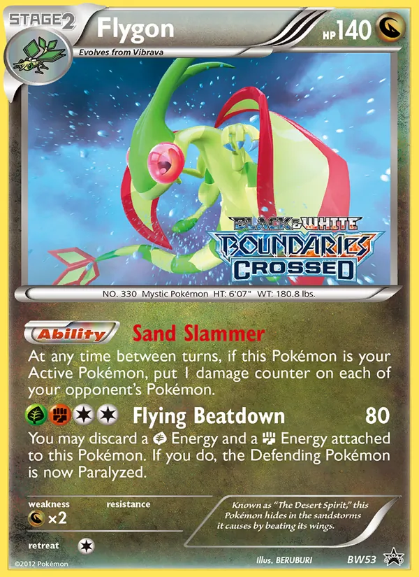 Flygon #BW53 – BW Black Star Promos card