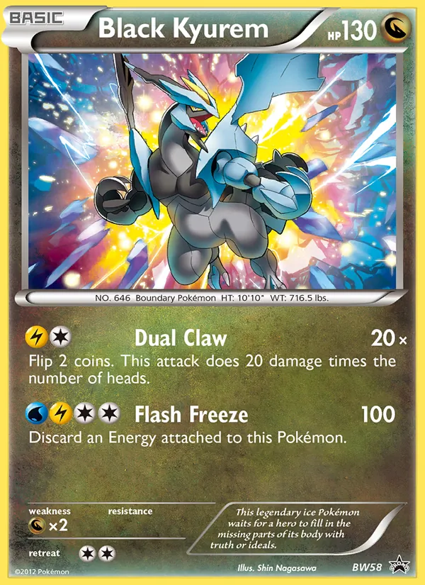 Black Kyurem #BW58 – BW Black Star Promos card