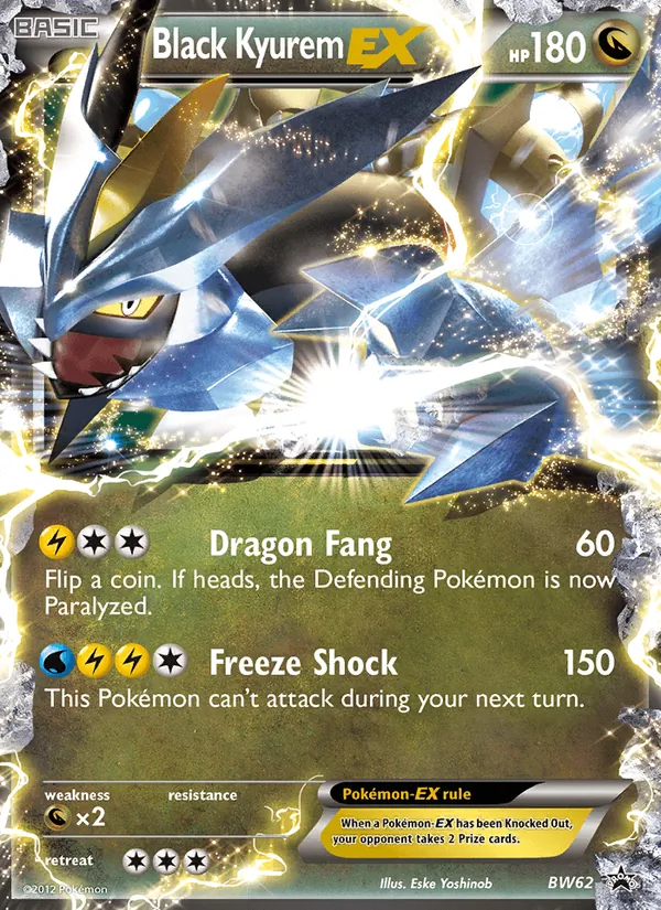 Black Kyurem-EX #BW62 – BW Black Star Promos card