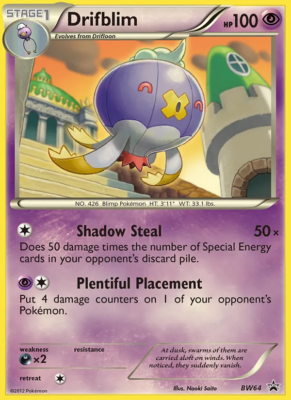 Drifblim #BW64 – BW Black Star Promos card