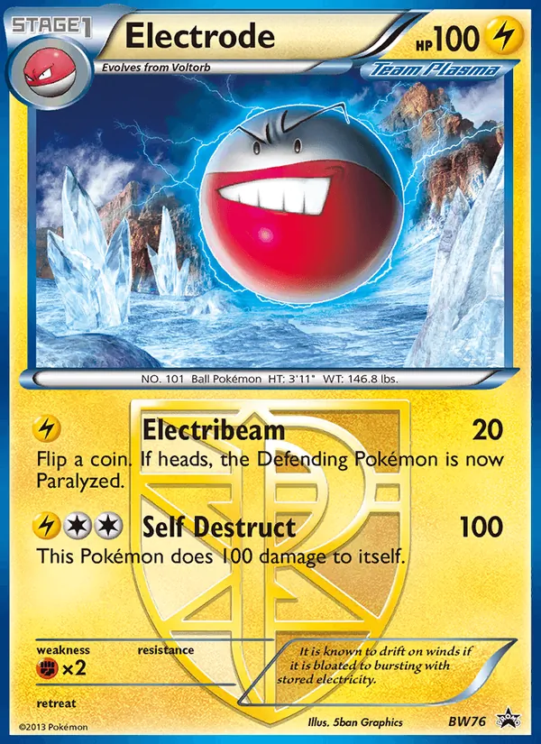 Electrode #BW76 – BW Black Star Promos card