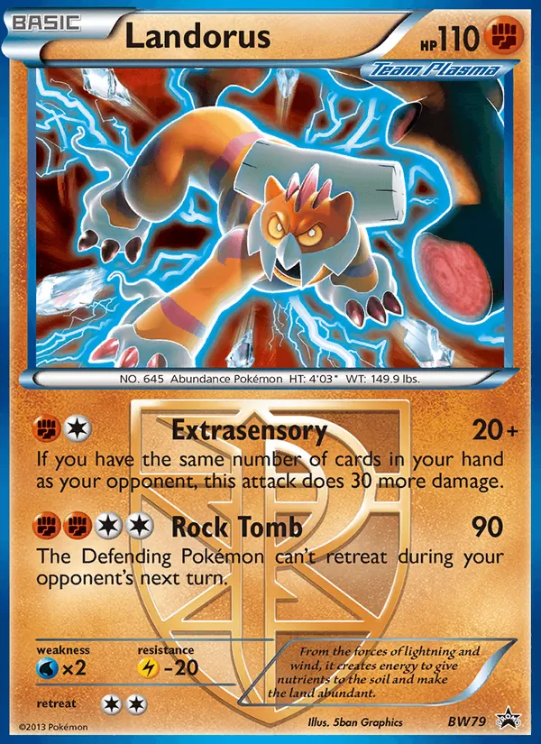 Landorus #BW79 – BW Black Star Promos card