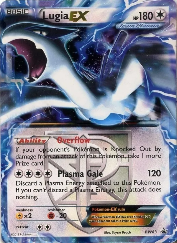Lugia-EX #BW83 – BW Black Star Promos card