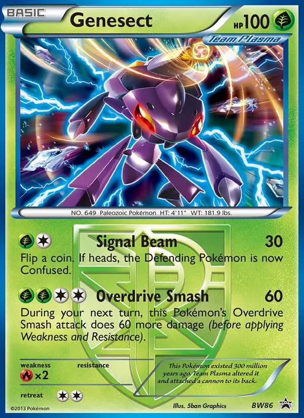 Genesect #BW86 – BW Black Star Promos card