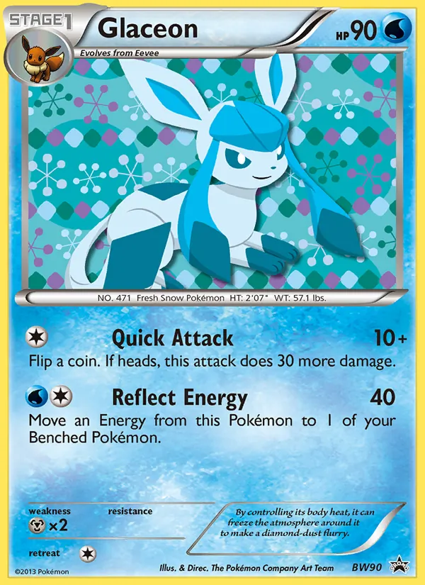 Glaceon #BW90 – BW Black Star Promos card