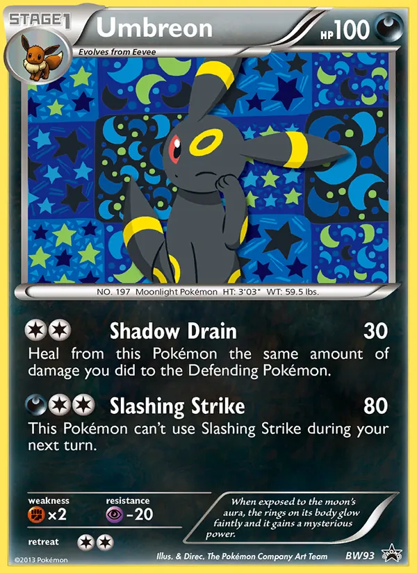 Umbreon #BW93 – BW Black Star Promos card