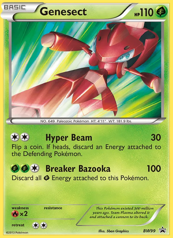 Genesect #BW99 – BW Black Star Promos card